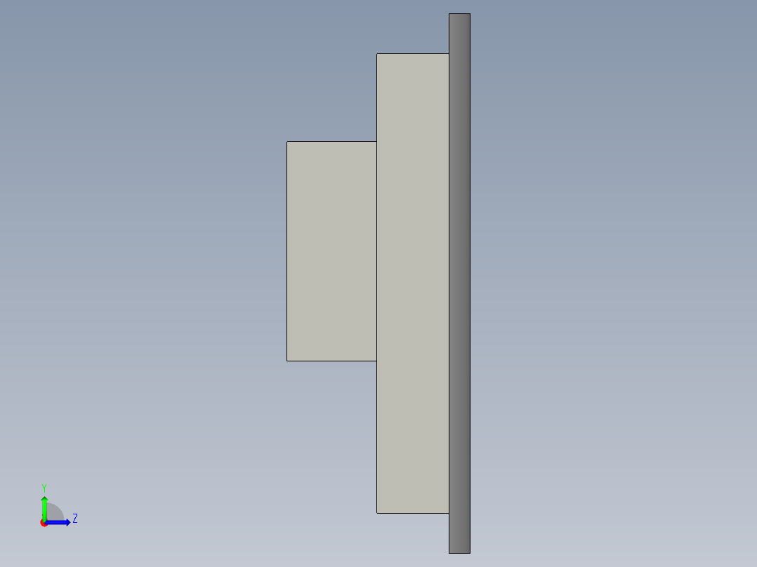 000西门子7英寸操作面板-TLZC左视图