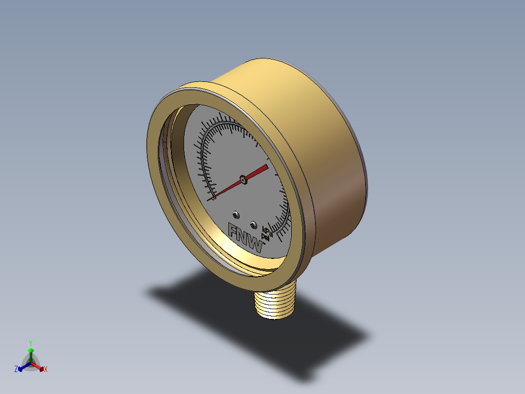 压力表正等轴测图