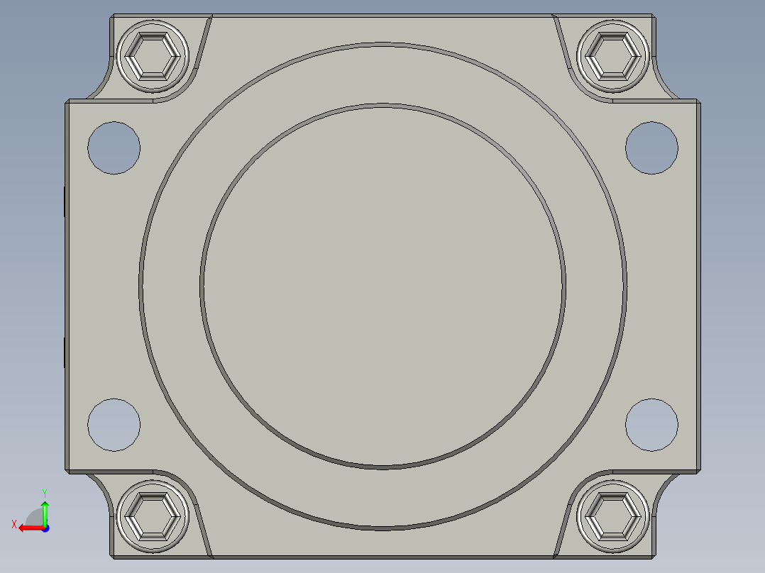 SMC气缸CDRB1BW50-270后视图