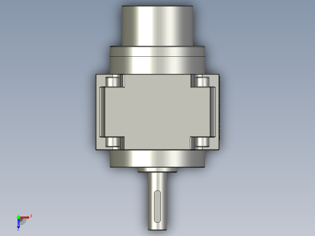 SMC气缸CDRB1BW50-270俯视图
