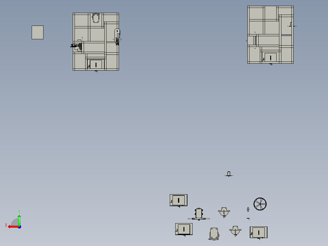 WoodShopWorkBench-dtk后视图