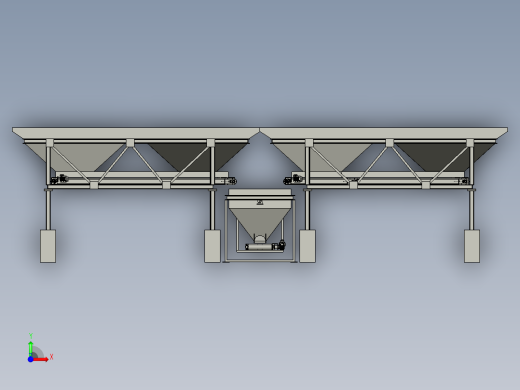 自动称料储料配料机前视缩略图