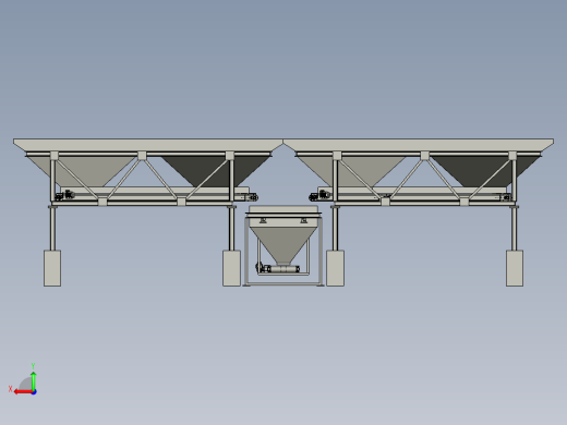 自动称料储料配料机后视缩略图