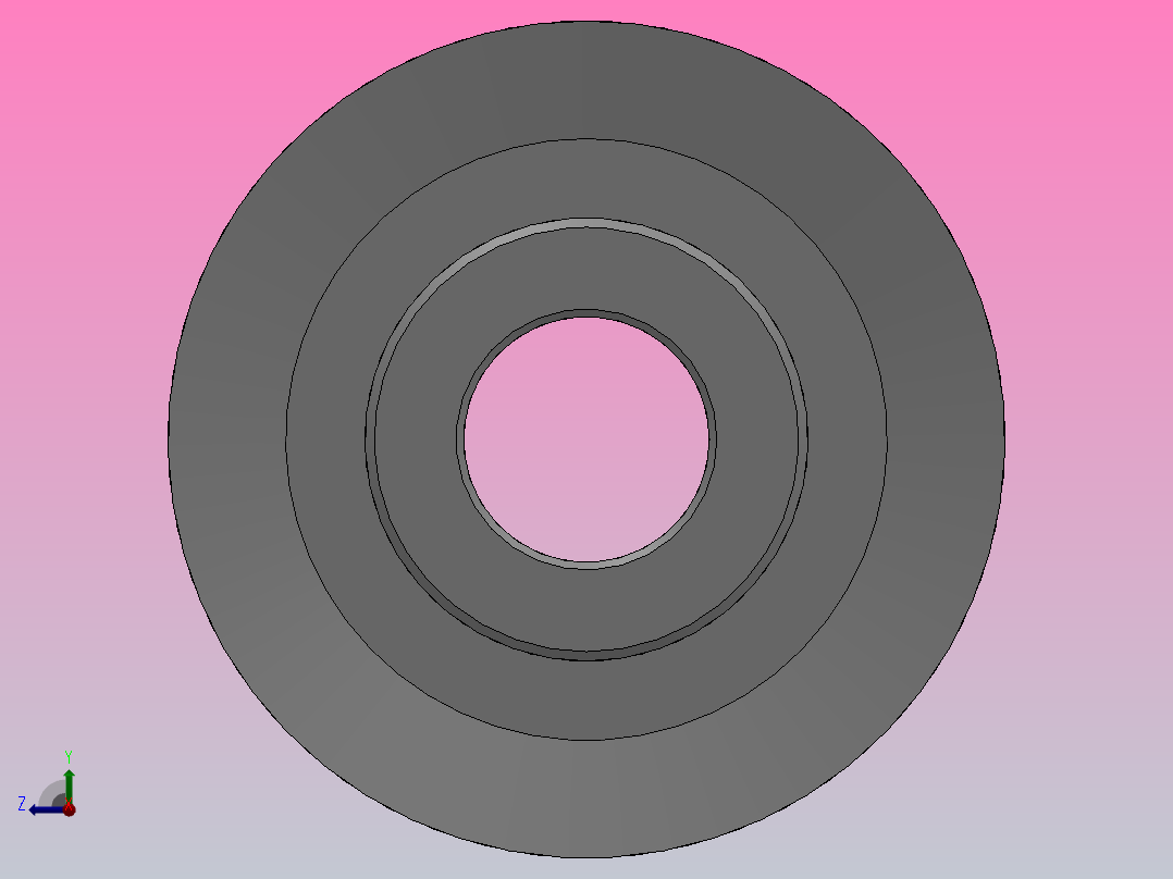 圆孔标准型圆弧形齿同步带轮2GT型_S2GTHC-20-6-dc5-A右视图