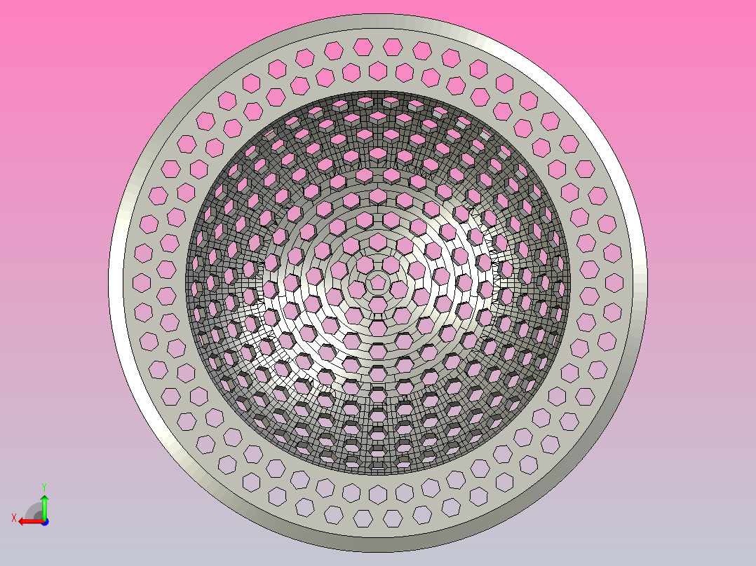 测地线厨房水槽排水过滤器后视图