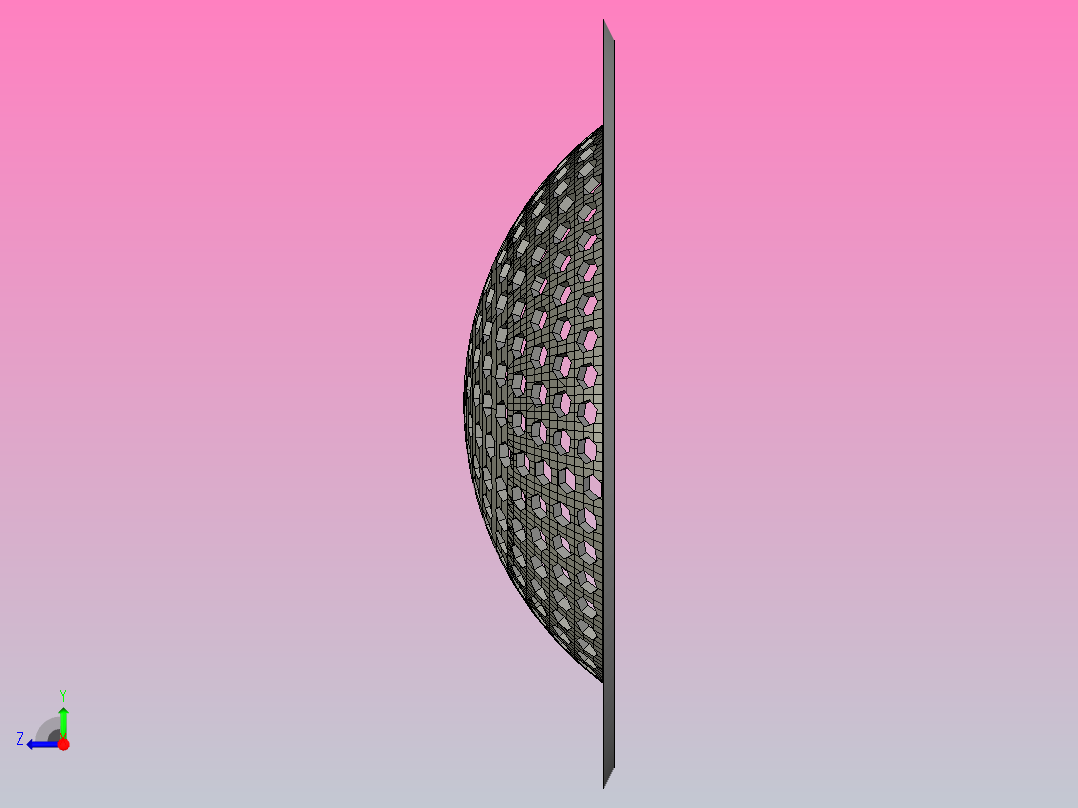 测地线厨房水槽排水过滤器右视图