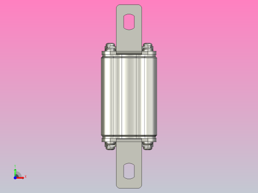 HDLRS3-100 熔断器熔断体三维模型 202012前视缩略图