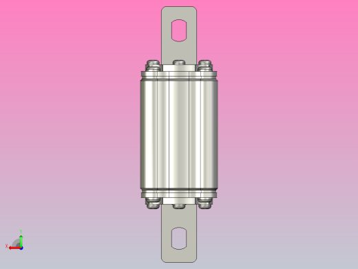 HDLRS3-100 熔断器熔断体三维模型 202012后视缩略图