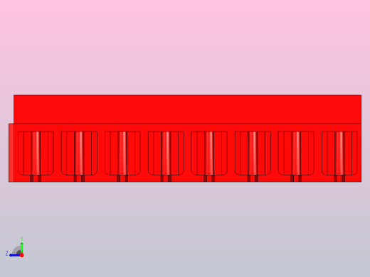 8针DG306 5红色间距5毫米ipt右视缩略图