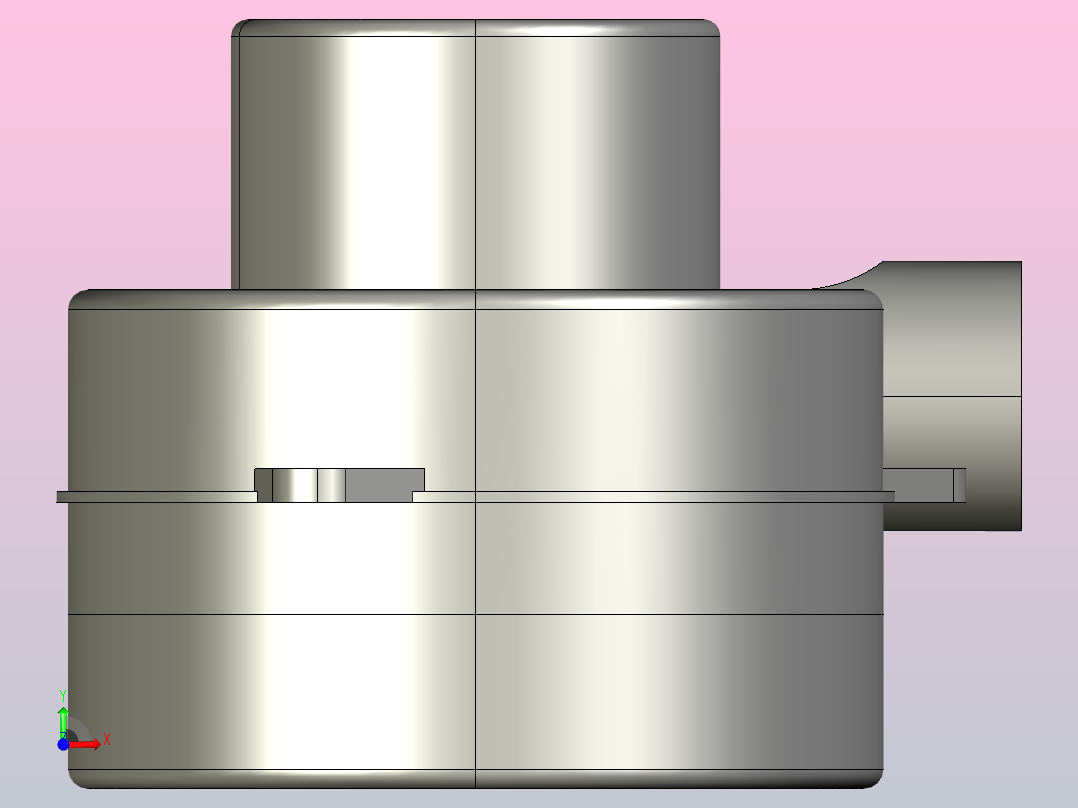 工业用中央吸尘器无刷电机[NXK0482-1600]前视图