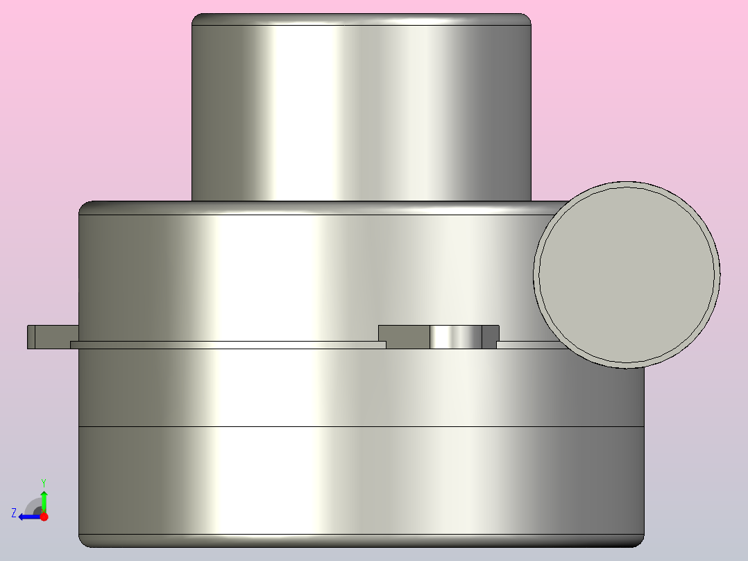 工业用中央吸尘器无刷电机[NXK0482-1600]右视图