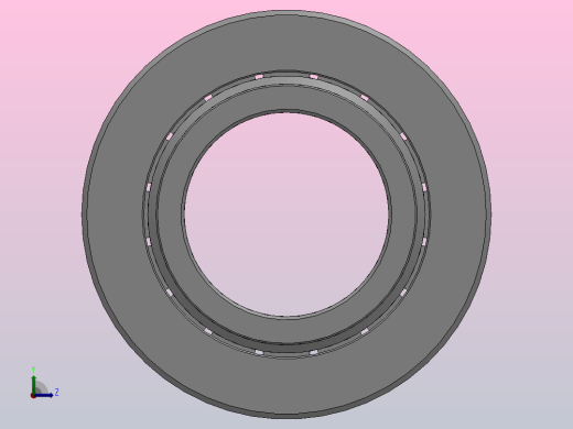 NUTR型平挡圈型双列满装圆柱滚子滚轮轴承_NUTR40X左视缩略图