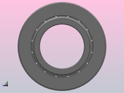 NUTR型平挡圈型双列满装圆柱滚子滚轮轴承_NUTR40X右视缩略图