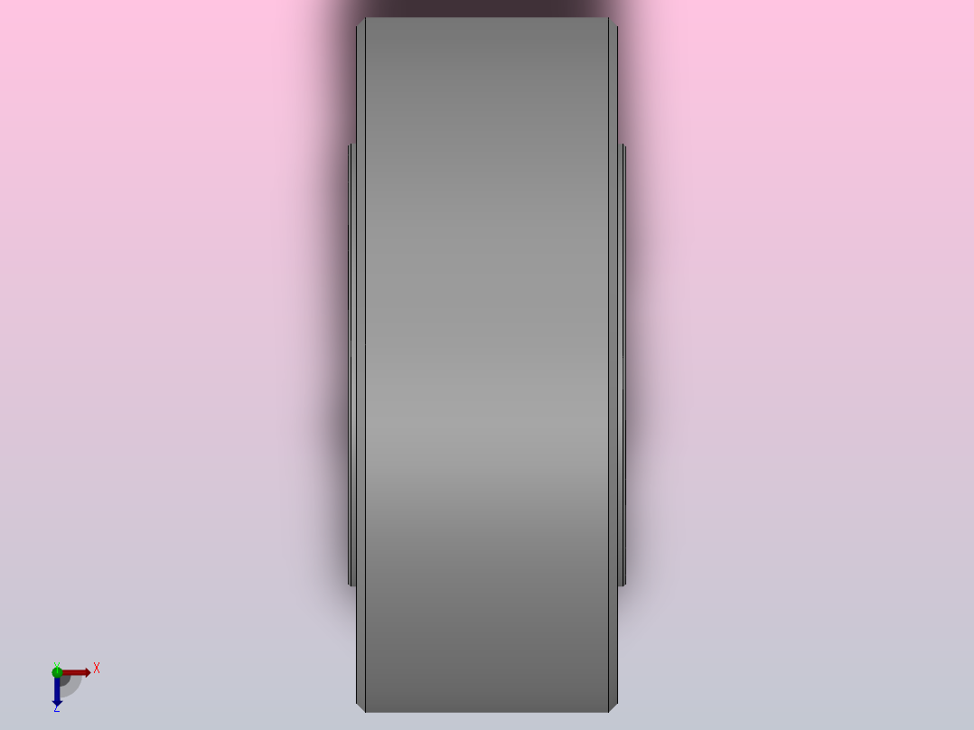 NUTR型平挡圈型双列满装圆柱滚子滚轮轴承_NUTR40X俯视图