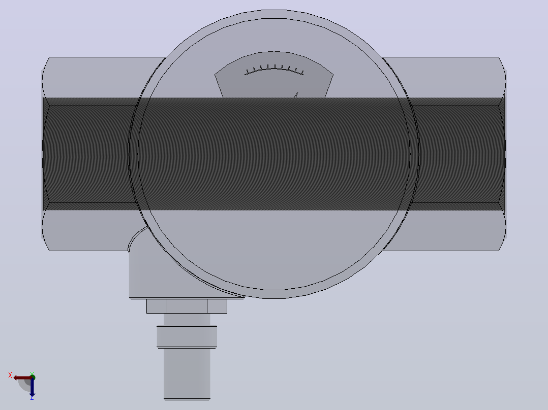 YXQ型油流发讯器（0.4MPa）(YXQ10-50)_YXQ-32后视图