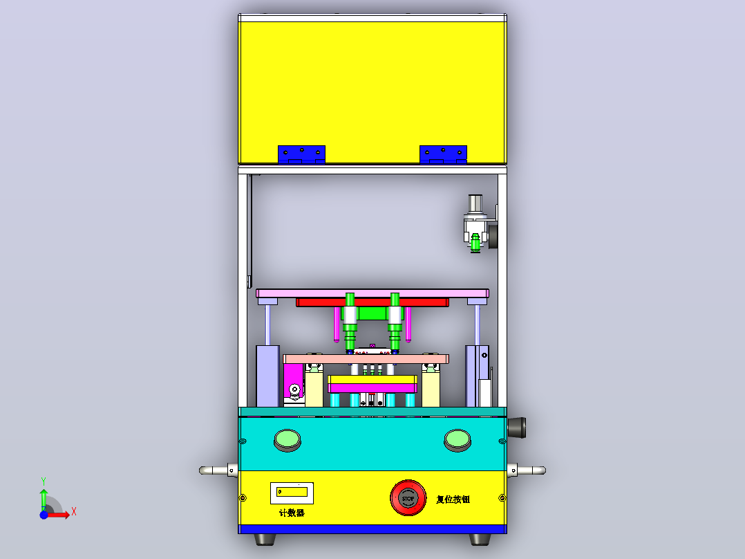 压装治具工装39前视图
