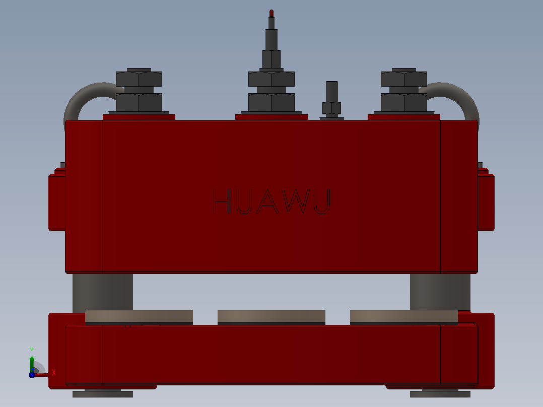 SBD260-G系列液压盘式制动器_SBD260-G-2000×30mm-WL右视图