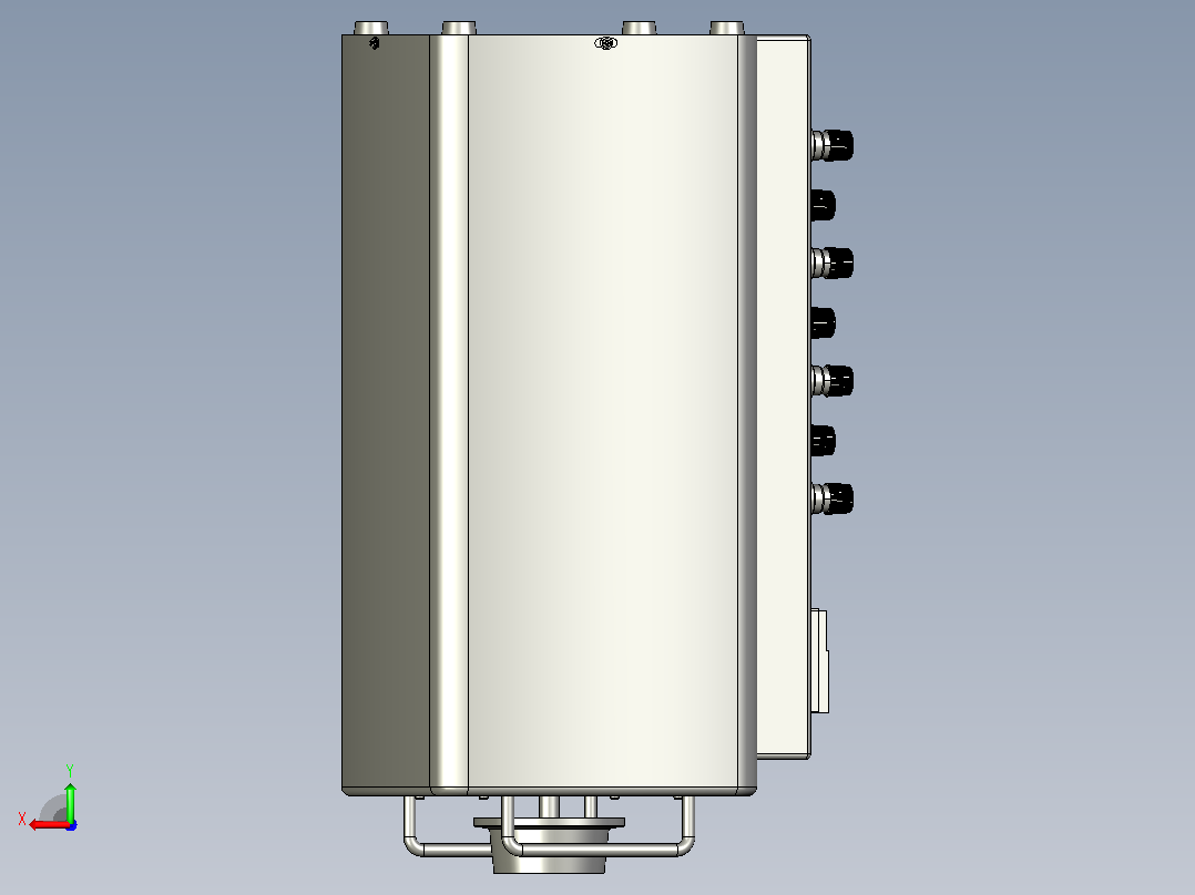 TSGC2-9接触调压器三维模型202011后视图