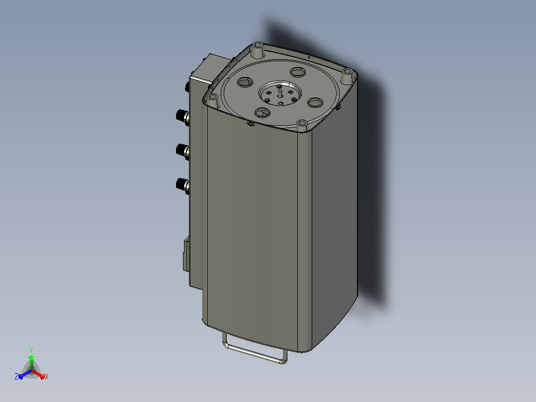 TSGC2-9接触调压器三维模型202011正等轴测图