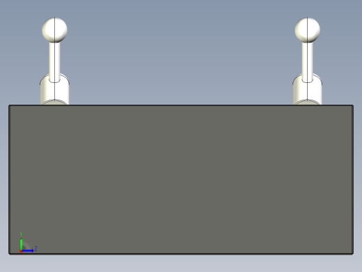 双向夹紧工装夹具3D图纸 STEP IGS格式左视缩略图