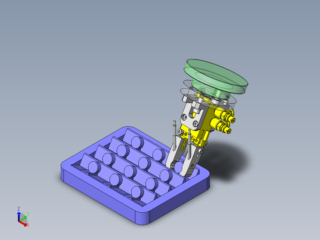 带工件检测传感器的夹紧机构