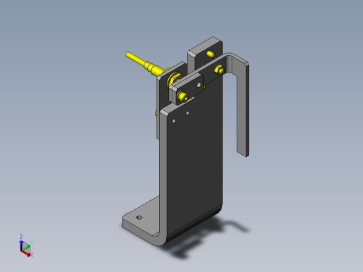 检测不同方向的工件正等轴测缩略图