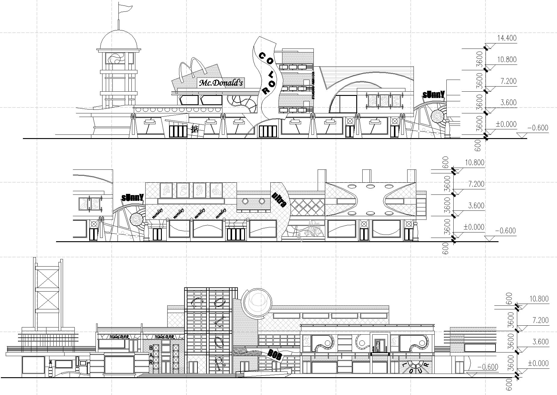 71款园林景观桥单拱桥吊桥仿藤桥木栈道欧式景观桥CAD施工详图