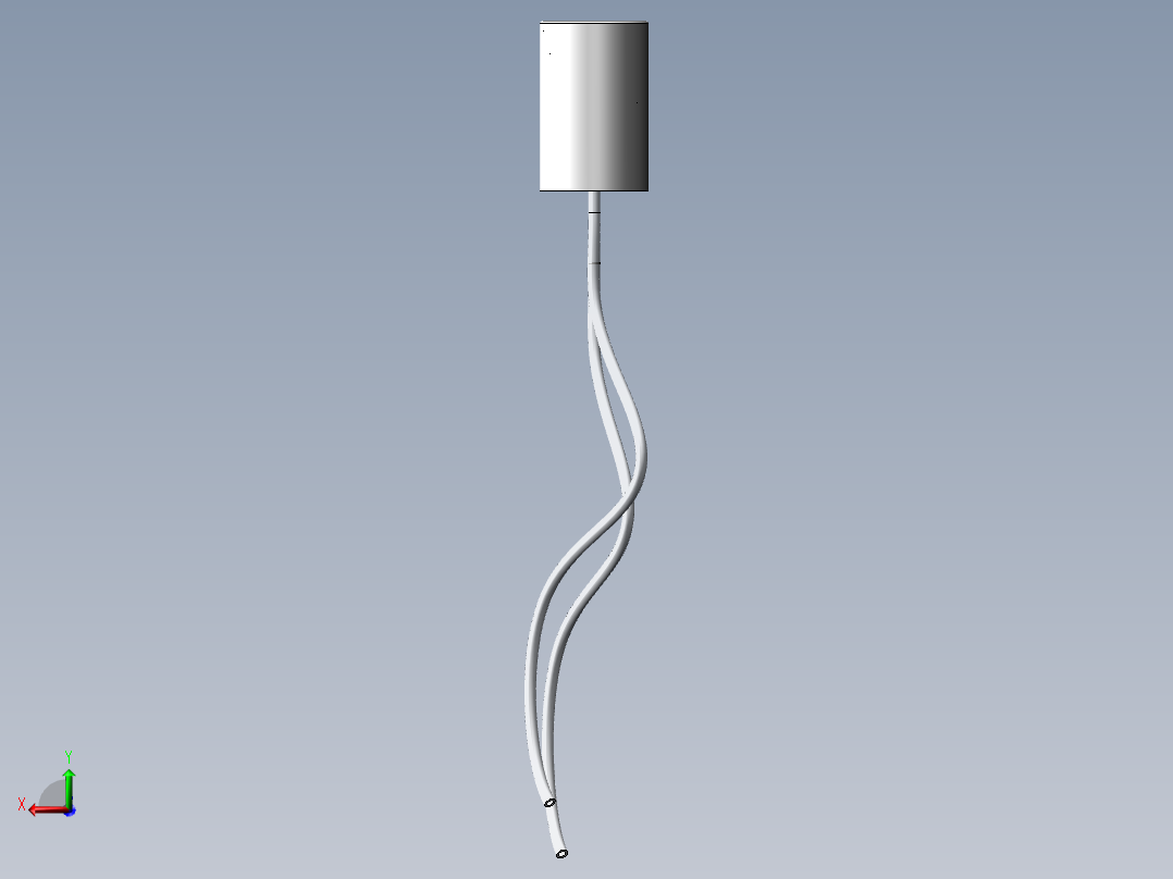 小型水冷磁控溅射装置后视图