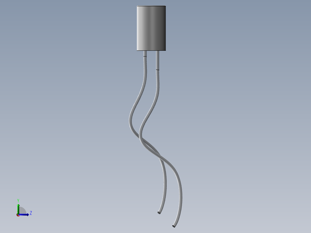 小型水冷磁控溅射装置左视图