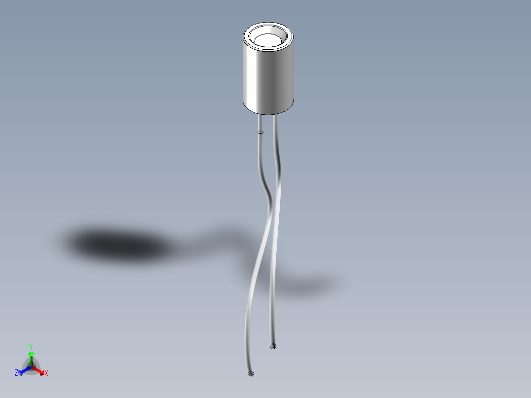 小型水冷磁控溅射装置正等轴测图