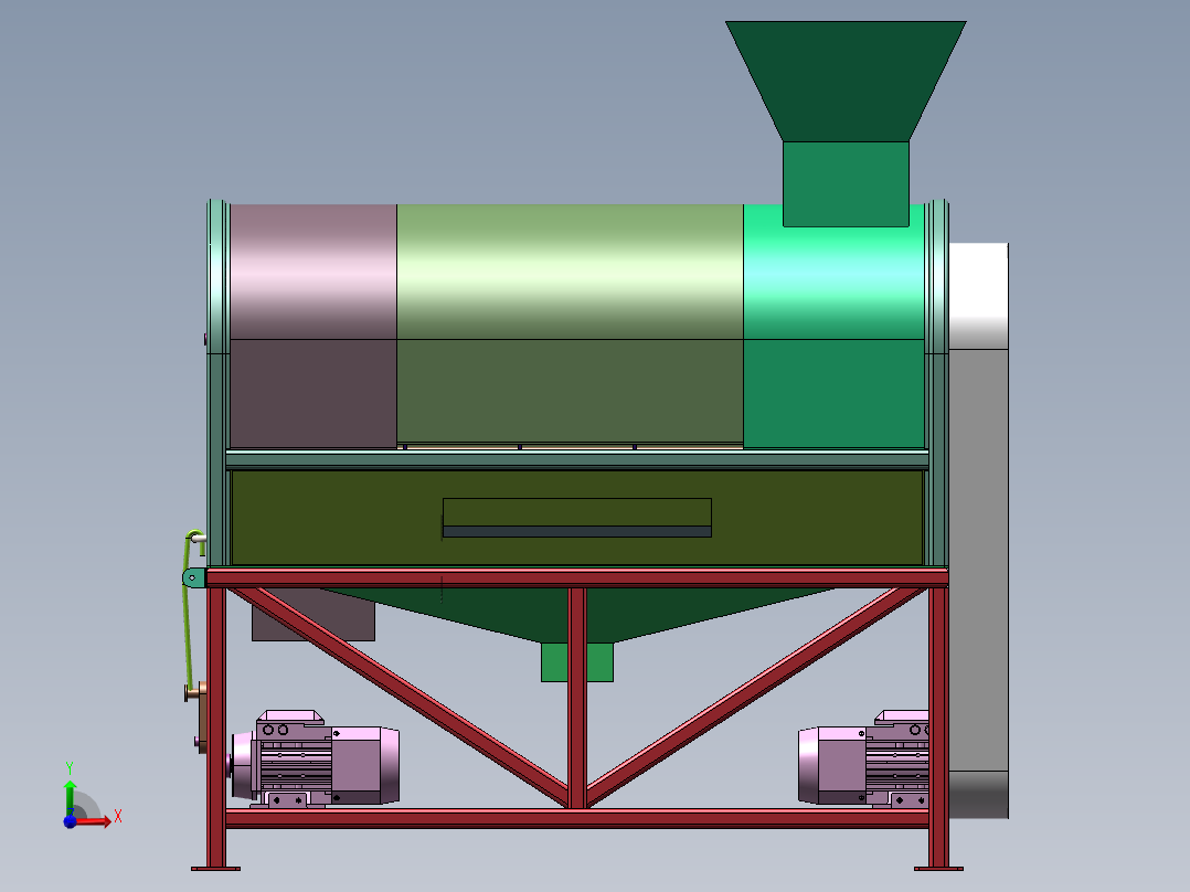 原稿玉米脱粒机带三维二维说明书1448202前视图