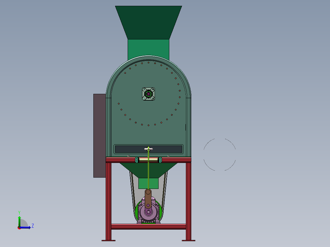 原稿玉米脱粒机带三维二维说明书1448202左视图