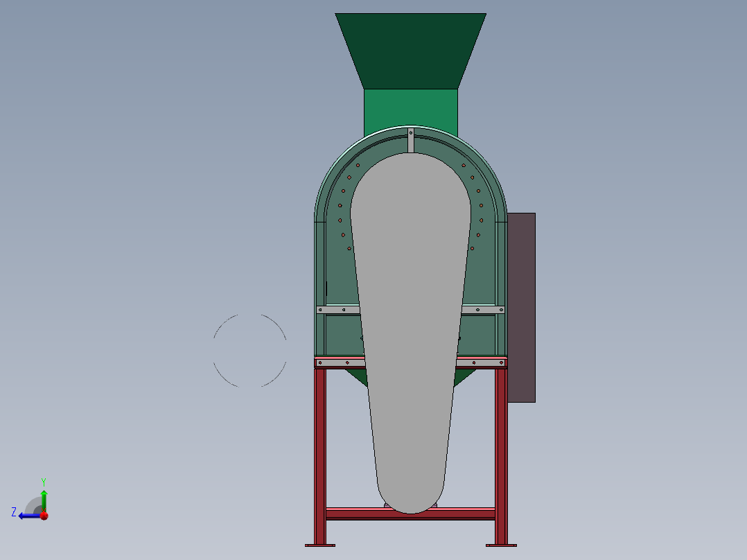原稿玉米脱粒机带三维二维说明书1448202右视图