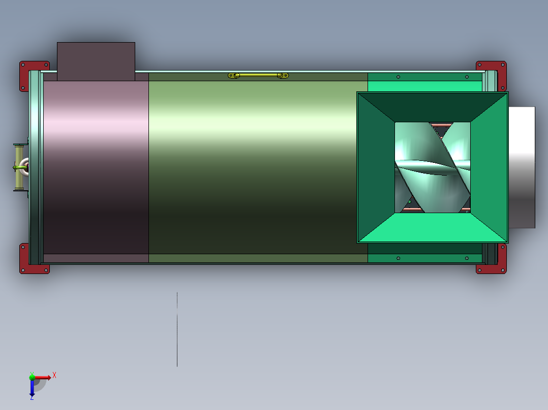 原稿玉米脱粒机带三维二维说明书1448202俯视图