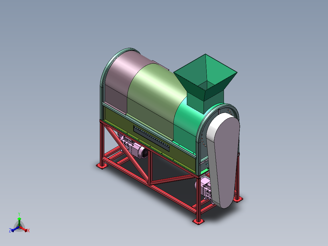 原稿玉米脱粒机带三维二维说明书1448202正等轴测图