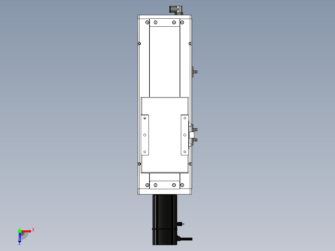 Toyo东佑达直线模组-ECH14-150-BC-200W+煞車俯视图