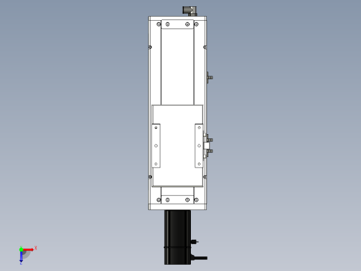Toyo东佑达直线模组-ECH14-150-BC-200W+煞車俯视缩略图