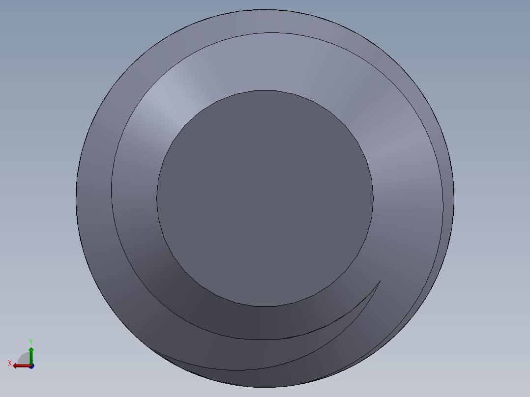 UNC 平头紧定螺钉-UNC SET SCREW 5-40 x0.375.SLDPRT后视图