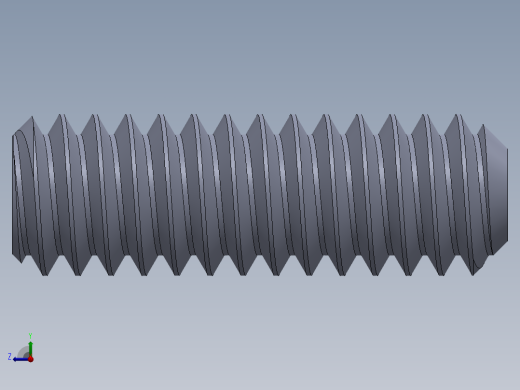 UNC 平头紧定螺钉-UNC SET SCREW 5-40 x0.375.SLDPRT右视缩略图