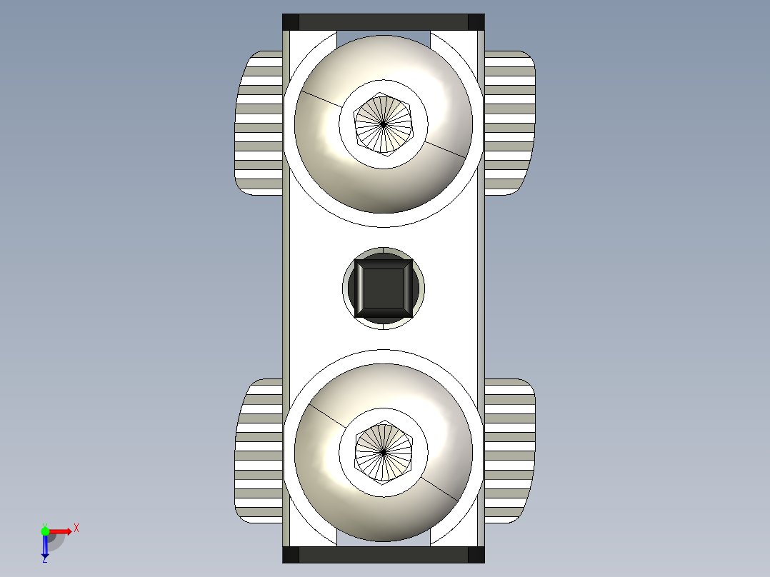 型材-BR 30 BOLT CONNECTOR KJN535624俯视图