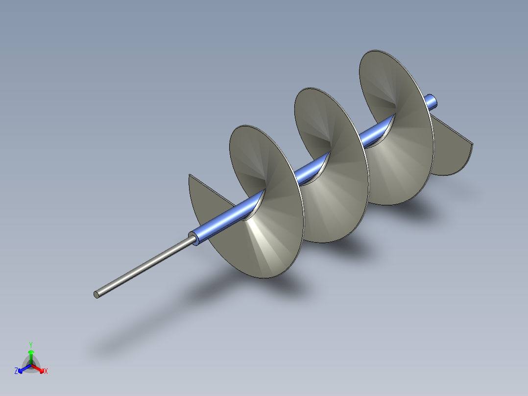 电钻 钻头1 (13)正等轴测图