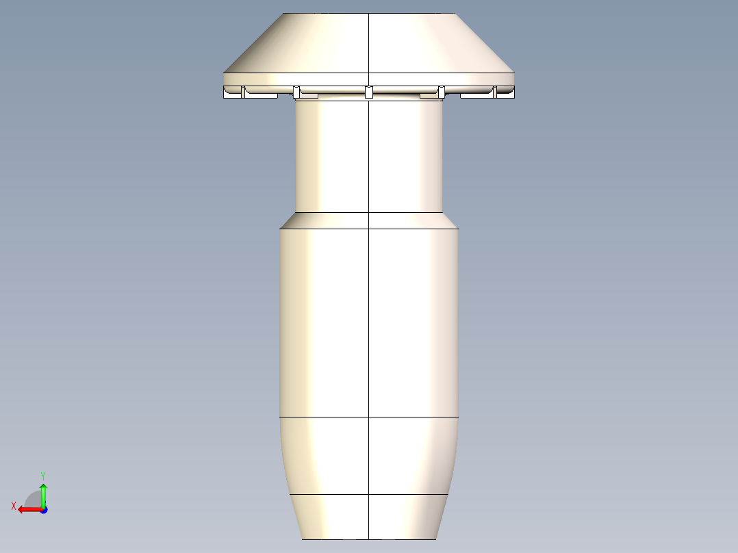 型材-BR S12 CORE SCREW KJN530236后视图
