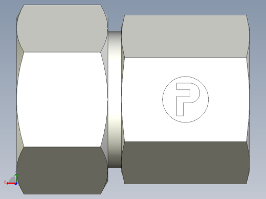 卡套式工业通用硬管接头EO_Swivel_connector_GAI22LMCF后视缩略图