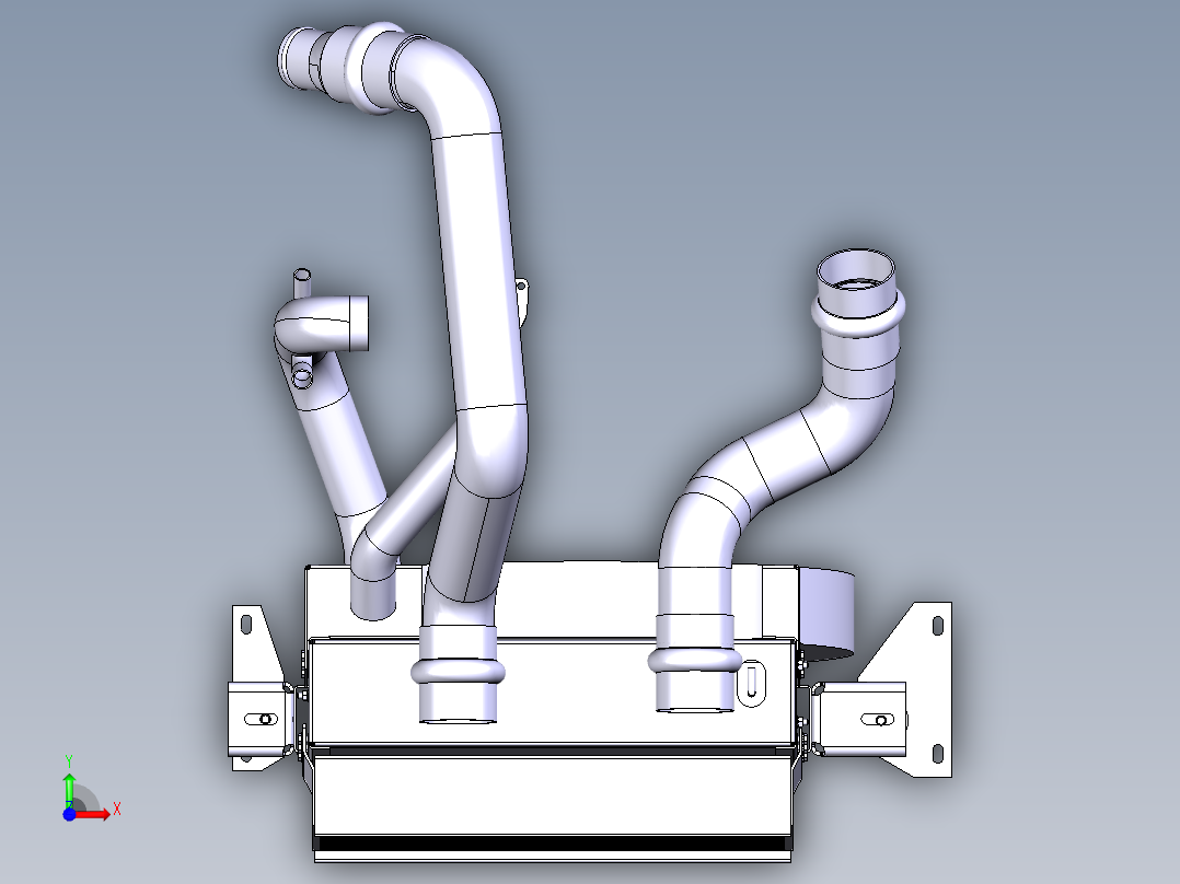 汽车底盘前视图