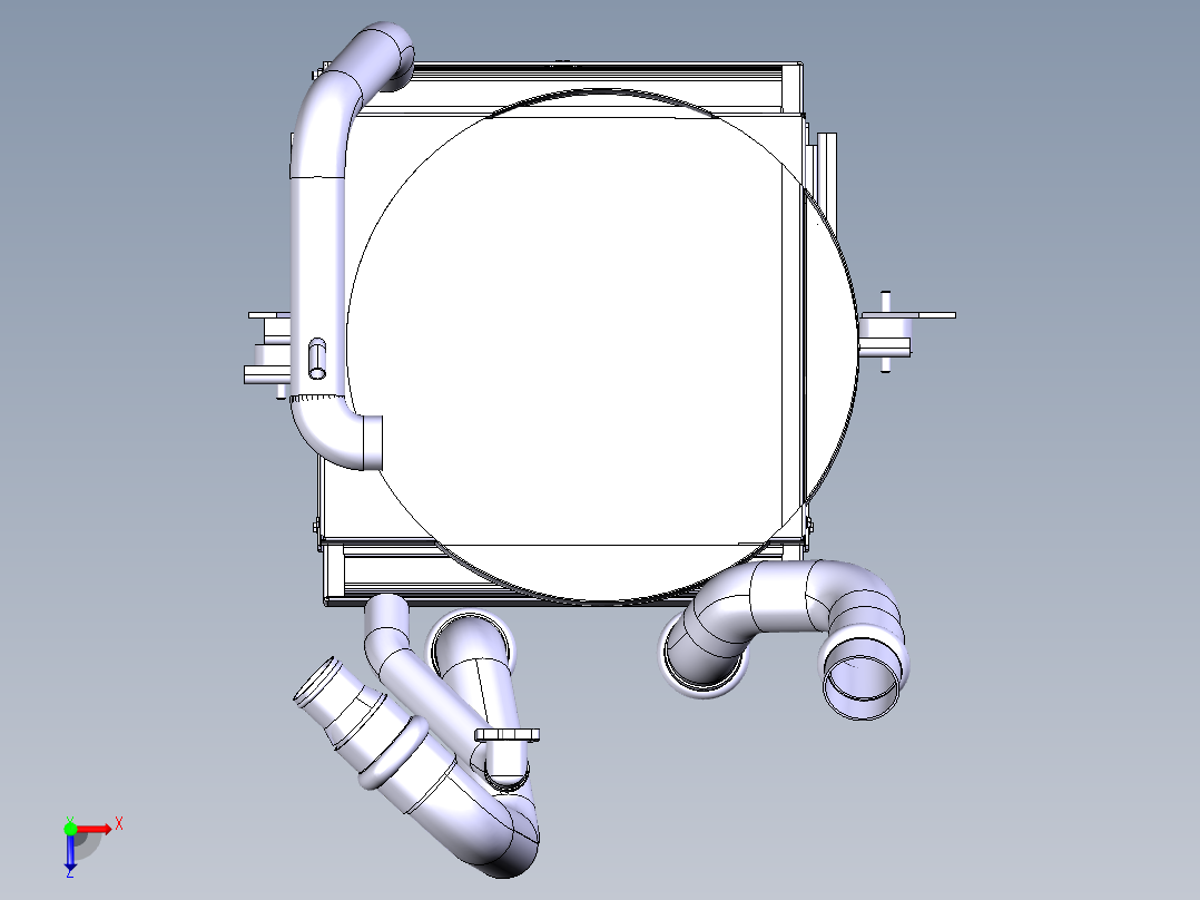 汽车底盘俯视图