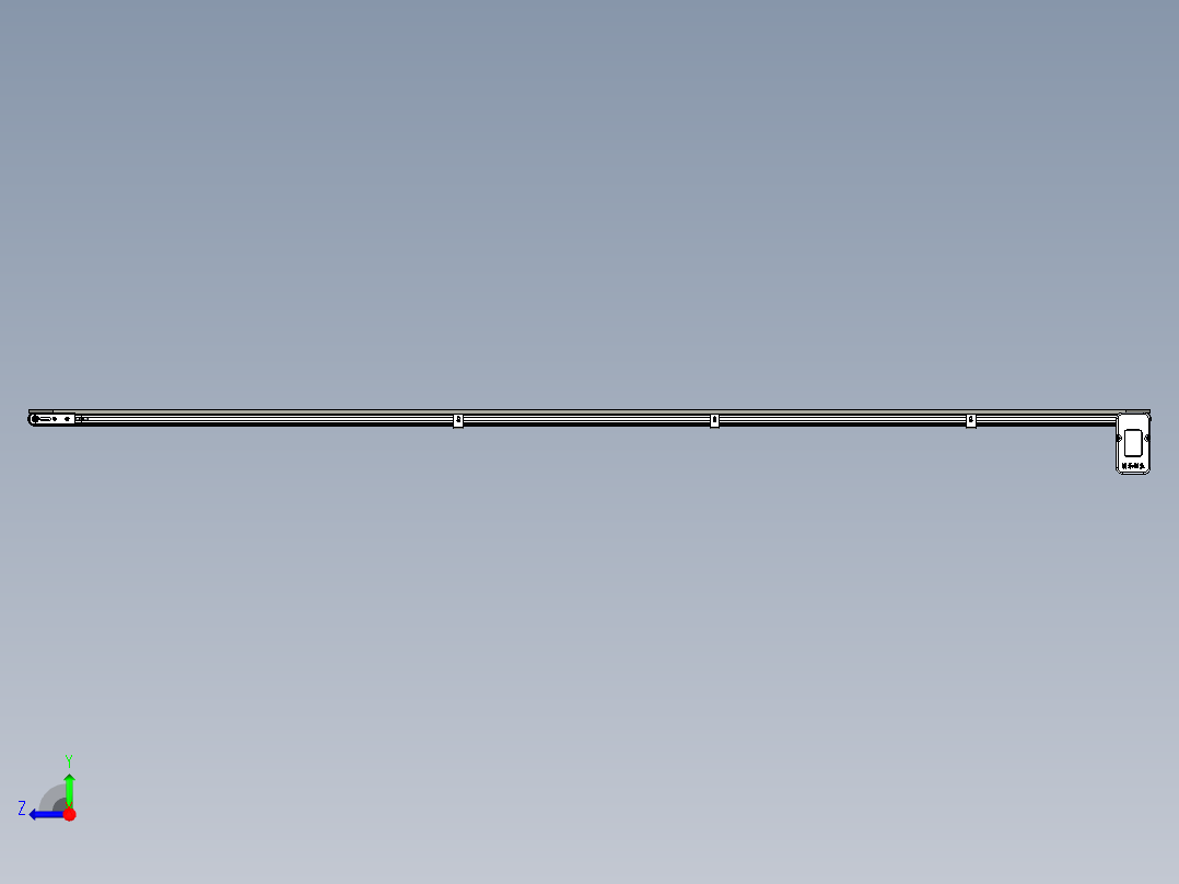 LE-XC3030-齿形同步线右边驱动右视图