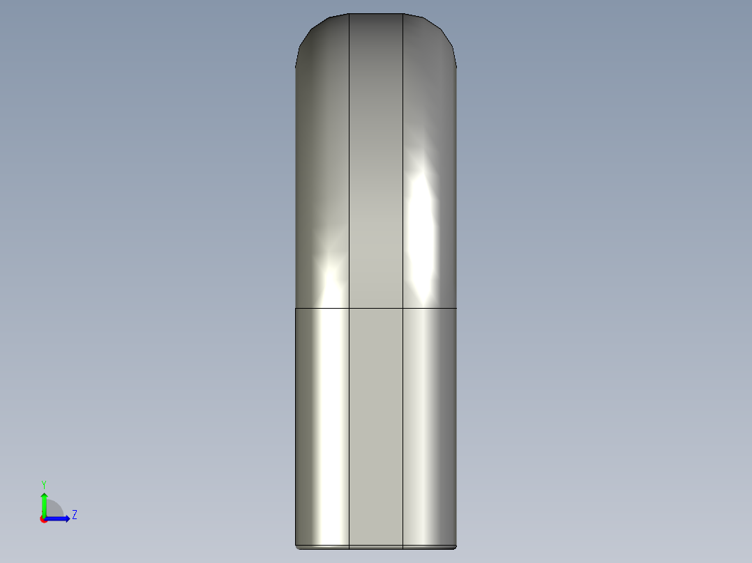 取手(不銹鋼)EF(A)-3D多系列多零件图纸模型左视图