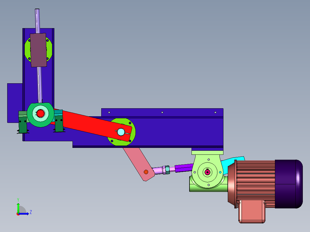高速搬运吸盘抓手左视图