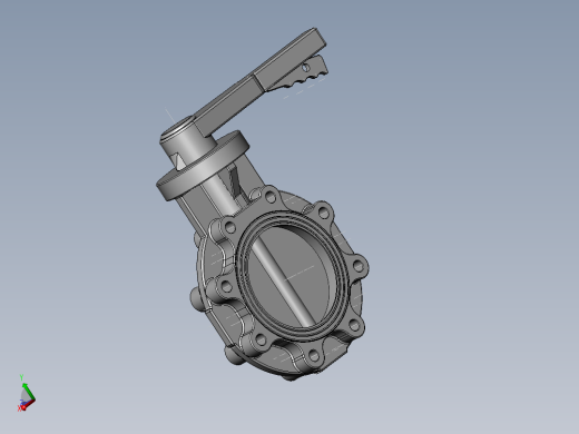 PVC管件-6in_PVC BUTTERFLY VALVE