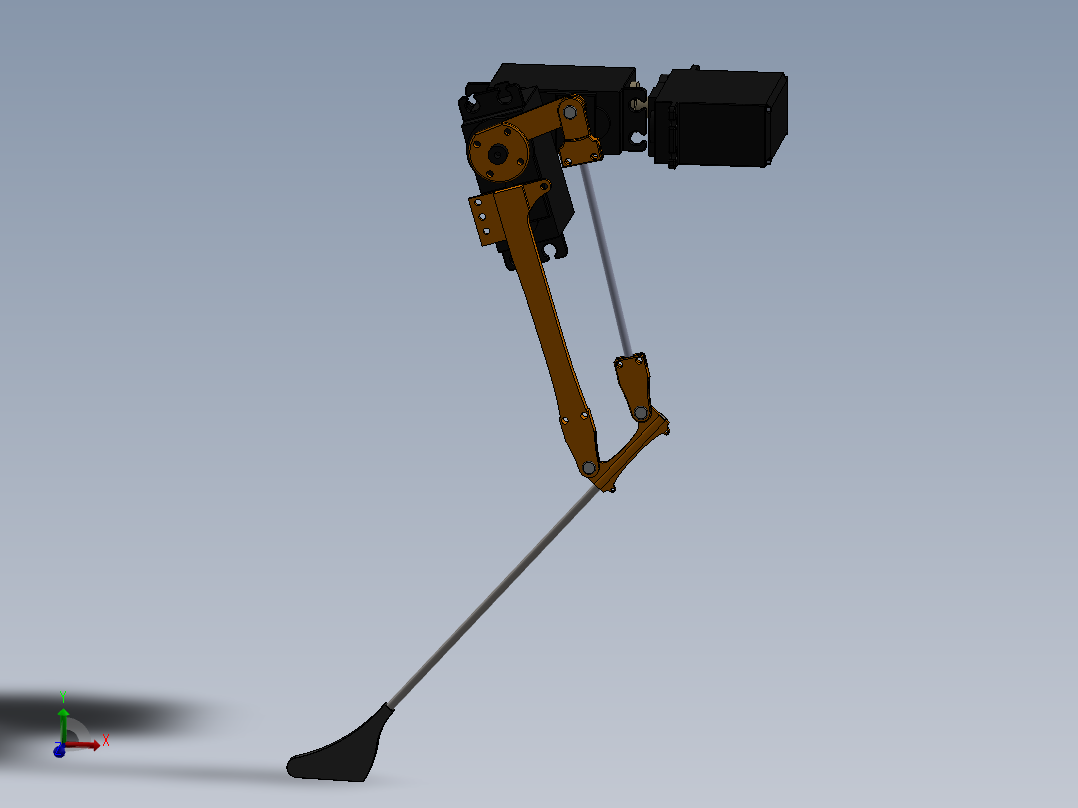 Quadruped Bot and leg四足机器人